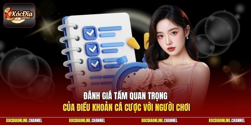 Đánh giá tầm quan trọng của điều khoản cá cược với người chơi